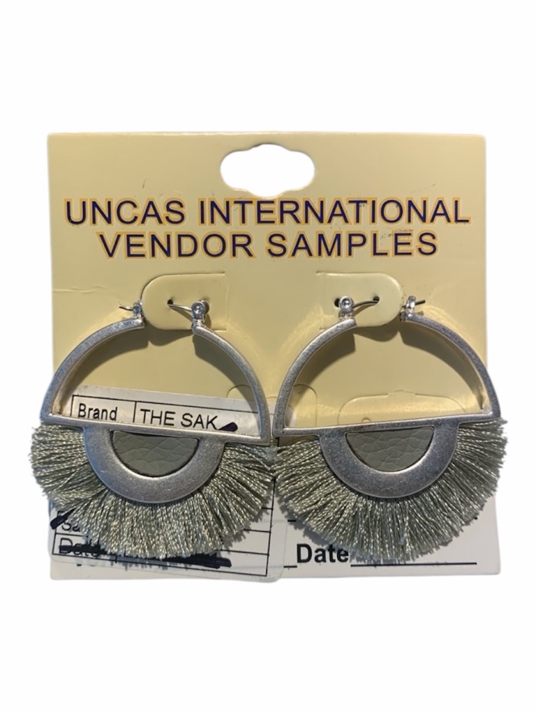The Sak Tassel Fan Hoop Earrings 31$